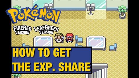 Exp share fire red - The Exp. Share is found mid-game on Route 15, and you must have registered 50 Pokemon in your Pokedex to obtain it. The final key to accelerated EV training is the Pokerus. This …